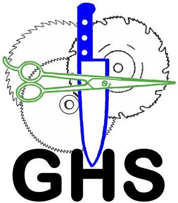 Official logo for GHS at https://GreaterHoustonSharpening.com/Locations/greater-houston-sharpening-at-md-ace-hardware-rosenberg/ for more.