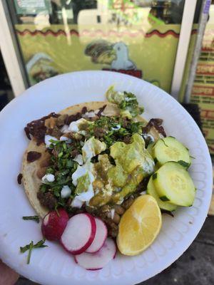 Super taco carne asada