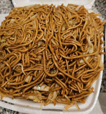 Chow mein noodles. Delicious