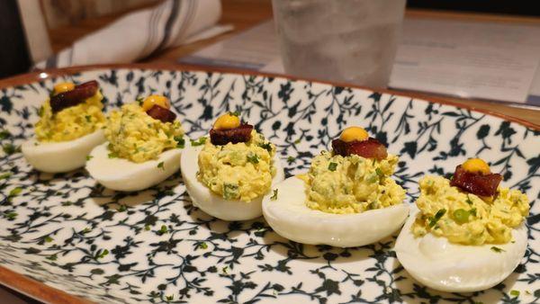 Deviled eggs are a must