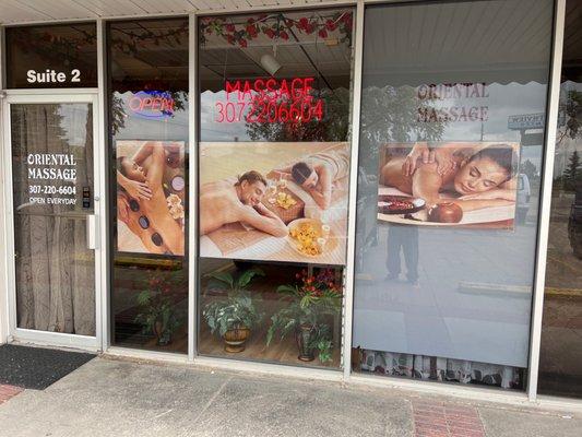 Picture of front of Oriental Massage.