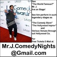 Mr J's Comedy Nights