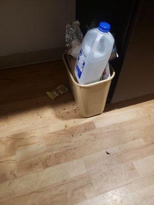 This was discovered in our room full of roaches after we checked in.