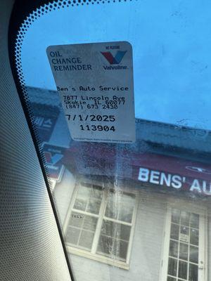 Ben’s Auto Service