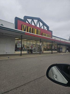 Store front of Valu Home Center in Yorkshire NY