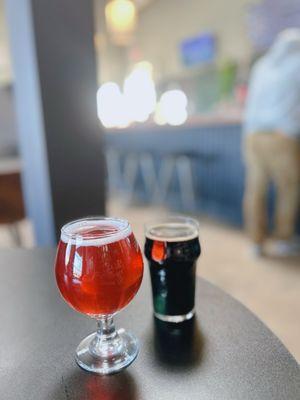 Blood Orange & Cranberry Cider and Weyerbacher Enormity