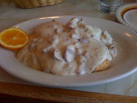 Sausage biscuits gravy