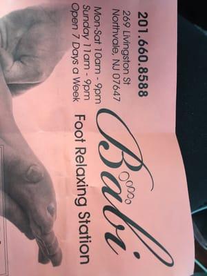 Babi Foot Reflexology