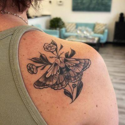 Moth tattoo Heather Artistic Obsession