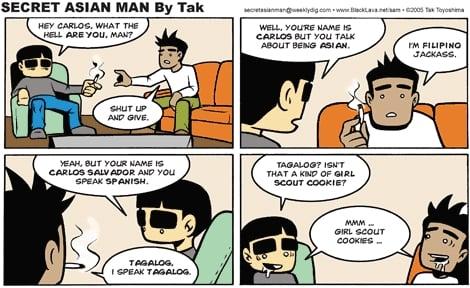 Secret Asian Man by TAK, the Dig's Art Director