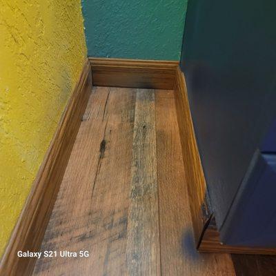 This is the work of Chelly Lynn Custom Painting after paying her over $3000, too simply update my perfectly good but dated wood cabinets.