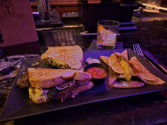 Short rib brisket reuben