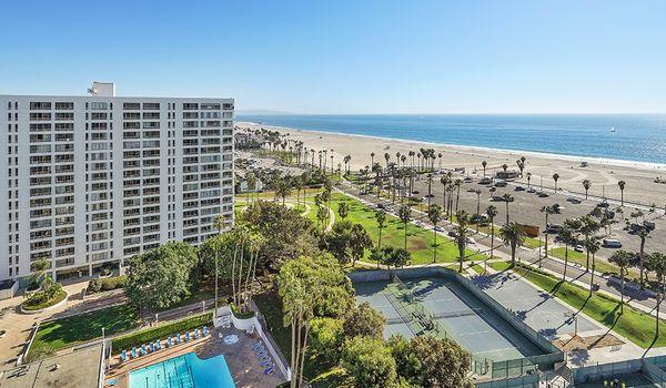 The Shores is located directly at the beach