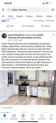 Butler Cleaning & Home Repairs