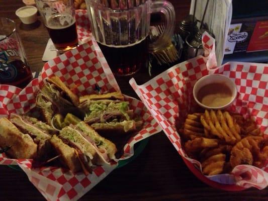 Club house and waffle fries