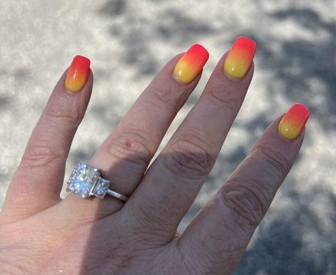 Ombre dip by Ben