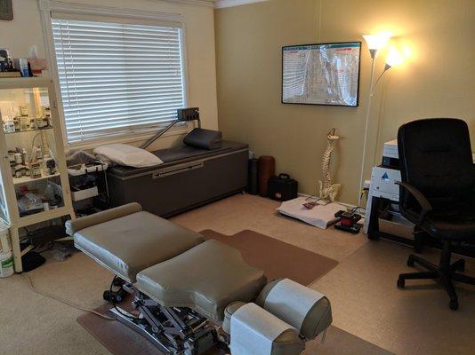 Dr. Weeks patient treatment area.