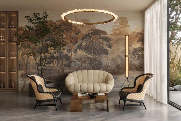 Our goal was to craft a bespoke spatial experience, where the kitchen and living areas flow seamlessly into one another.