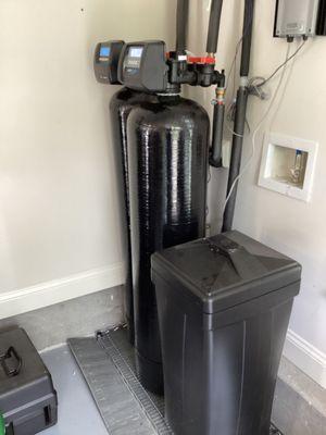 dual system softening and filtering, great system if heath is your top concern!!!