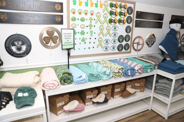 Handmade lap blankets