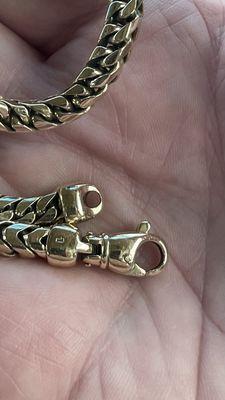 Repaired and polished bracelet