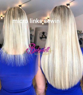 Pink Fleur Hair Extensions Beauty Spa