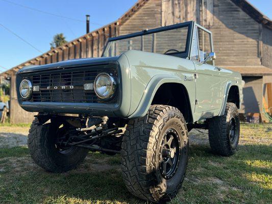 Classic vehicle restoration