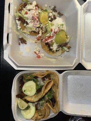 Sopes and Tacos