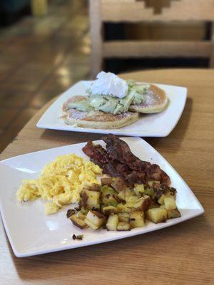 Super pancakes upgraded to green tea pancakes