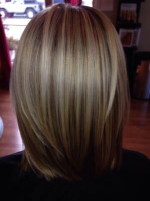 Blonde highlights!