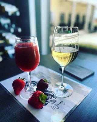 Strawberry Wine abd Slushie!!!