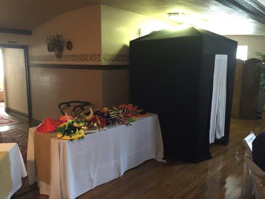 The booth set up at a recent wedding in Oil City, PA