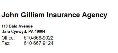 John H Gilliam Agency