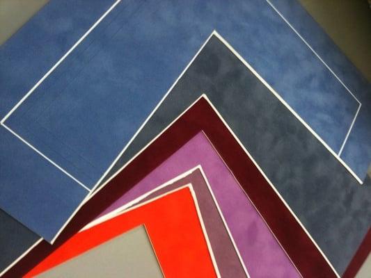 Mats, moulding and glass in stock