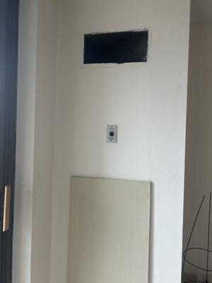 The vent maintenance never replaced
