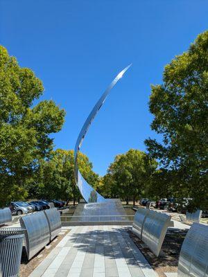 Ascent by John Safer at the Steven F Udvar-Hazy Center, Chantilly