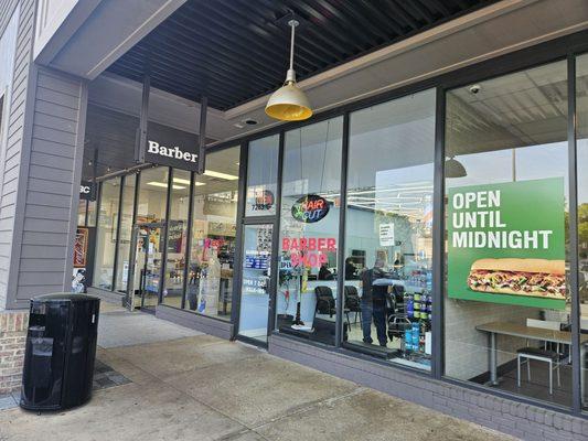 4/18/25 Graham Plaza Barbershop has had a major makeover.