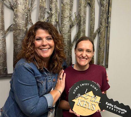 Happy new home owner