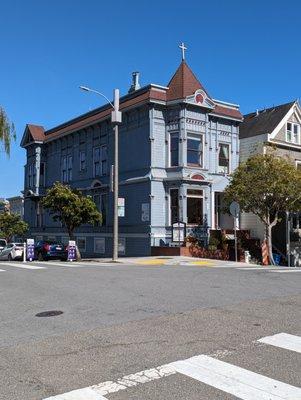 This is a picture of the building. The counseling center is on the top floor.