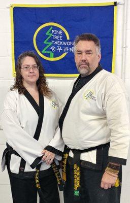 Sabum Tanya Bartelt (Chief Instructor) and Sabum Robert Frankovich (Senior Master)