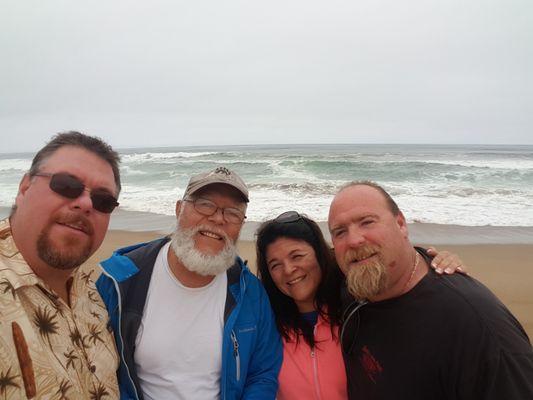 My brother John, David My father, me Beth and my husband Rob