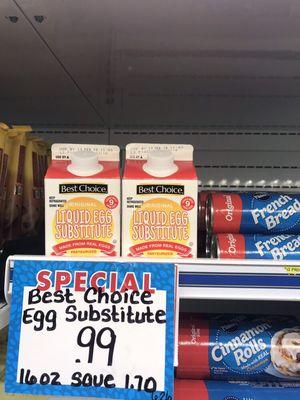 Took this today at the Warfield IGA 4-15-19 Egg substitute expiration date 2-13-19, check your expiration dates if you shop here.