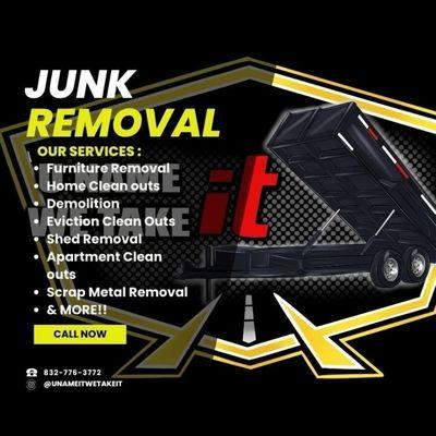 U Name It We Take It