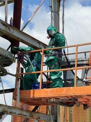 Hazardous Materials, Line Breaking, Hazardous Material line flushing.