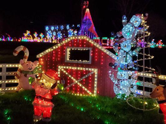 Holiday light displays