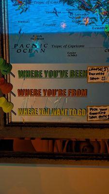 Love this world map idea!