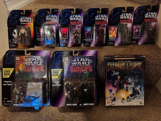 Example of Star Wars collections available for sale or trade.