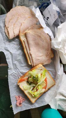 A cafeteria sandwich???