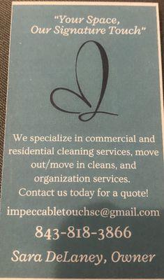 Impeccable Touch by Delaney