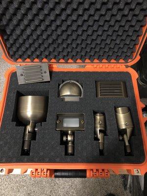 We offer solid brass and copper fixtures all with a lifetime warranty. All our LEDs come with a 5year warranty